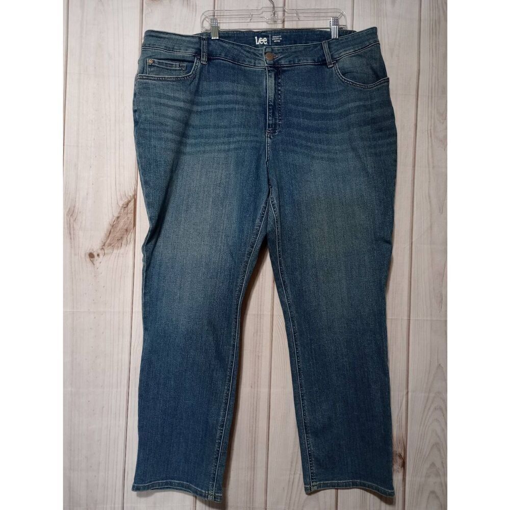 Lee Jeans Ladies 24 Straight Leg Mid Rise